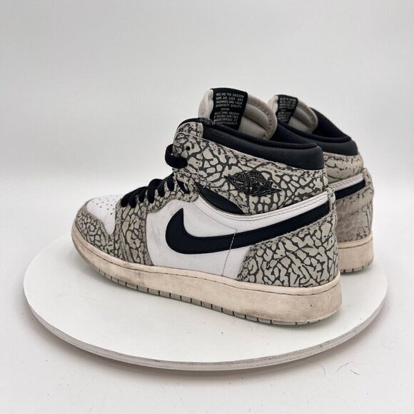 Nike Air Jordan 1 Retro Youth Size 6Y Women 7. 5 FD1437 052 White Elephant Shoe - Picture 7 of 15